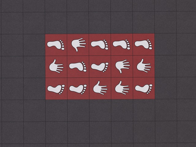 KAUÇUK KARO SEKSEK OYUN TAKIMI VE FİZİKSEL BECERİ OYUN TAKIMI MODELLERİ / 61500 - 13 Kauçuk Karo Fiziksel Beceri Ve Denge Oyun Takımı