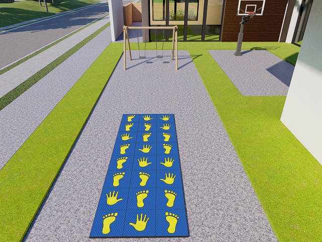 KAUÇUK KARO SEKSEK OYUN TAKIMI VE FİZİKSEL BECERİ OYUN TAKIMI MODELLERİ / 61500 - 12 Kauçuk Karo Fiziksel Beceri Ve Denge Oyun Takımı