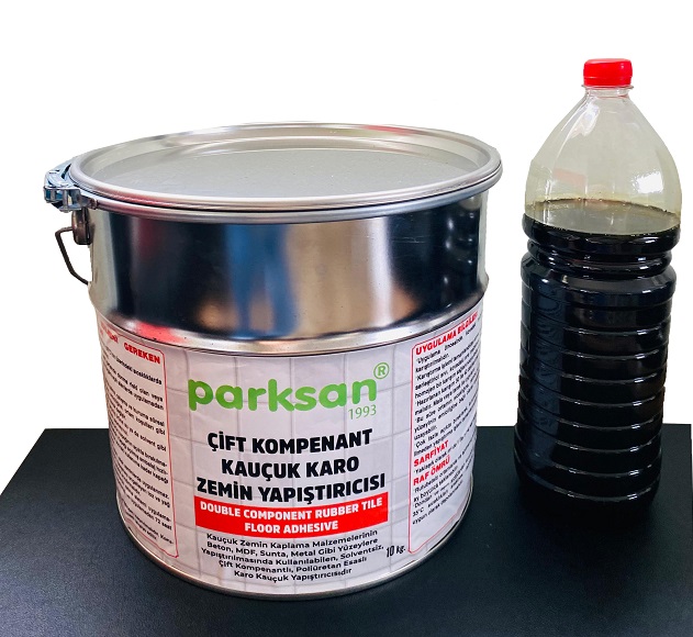 KAUÇUK KARO ZEMİN YAPIŞTIRICISI / 61600 -02 Çift Kompenant Kauçuk Karo Zemin Yapıştırıcısı (10 kg)