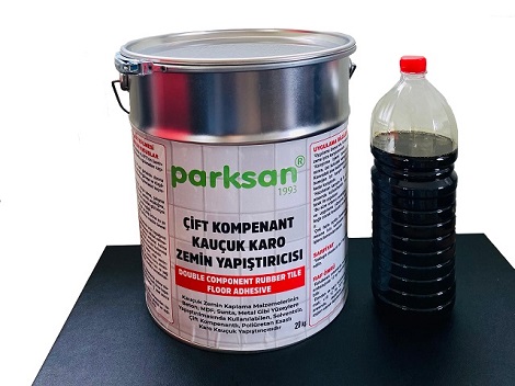 61600 -03 Çift Kompenant Kauçuk Karo Zemin Yapıştırıcısı (25 kg)