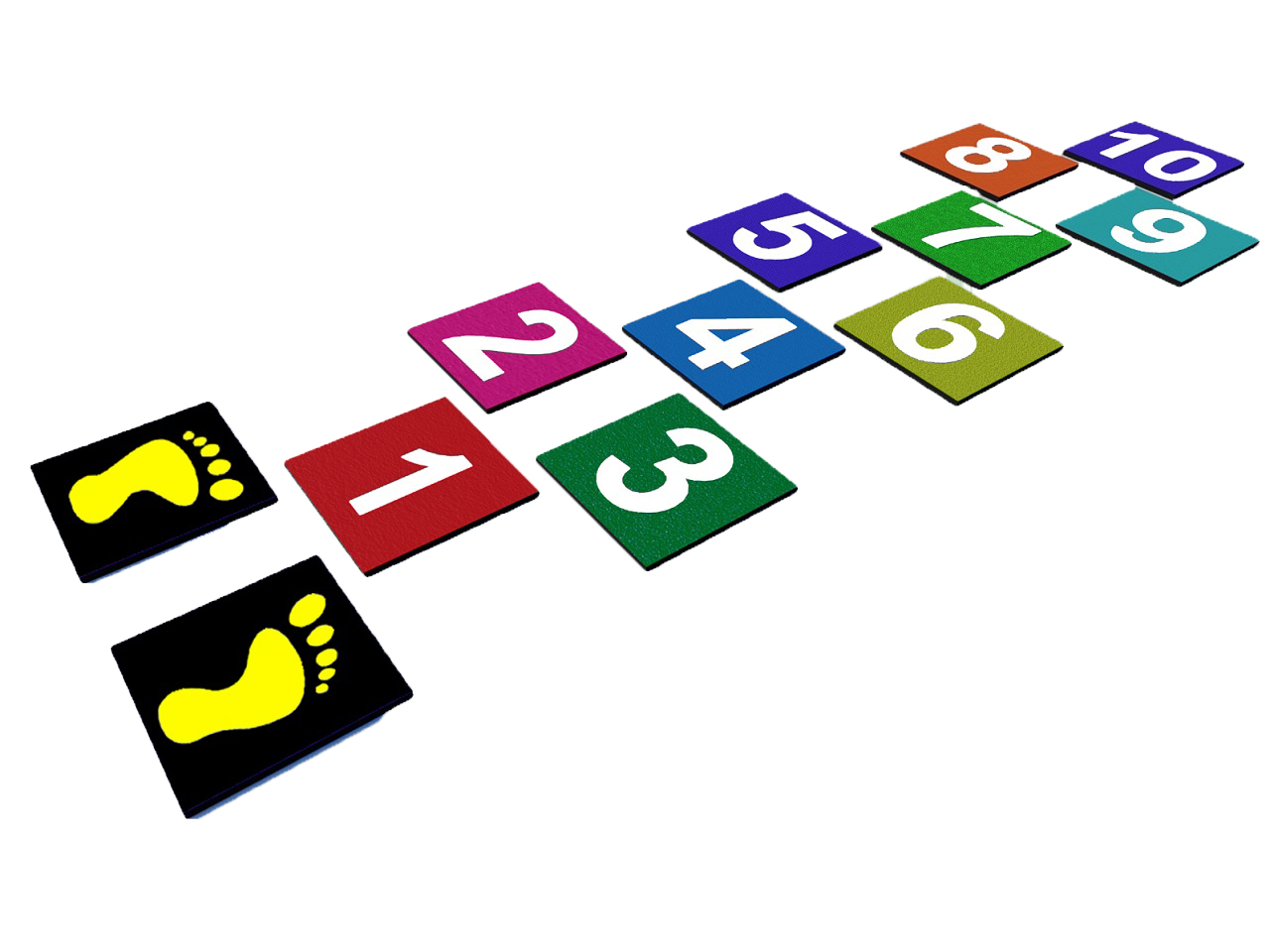 61500 - 06 Kauçuk Karo Seksek (İç Mekan , Çim Alan ve Taş Zemin Üzeri )