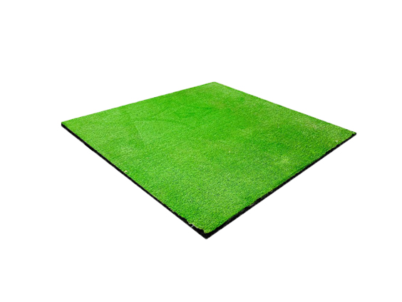 61001-01 SUNİ ÇİM KAPLI KAUÇUK KARO ZEMİN KAPLAMA(40X40)